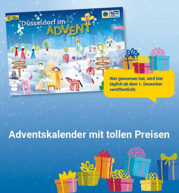 Adventskalender mit tollen Preisen